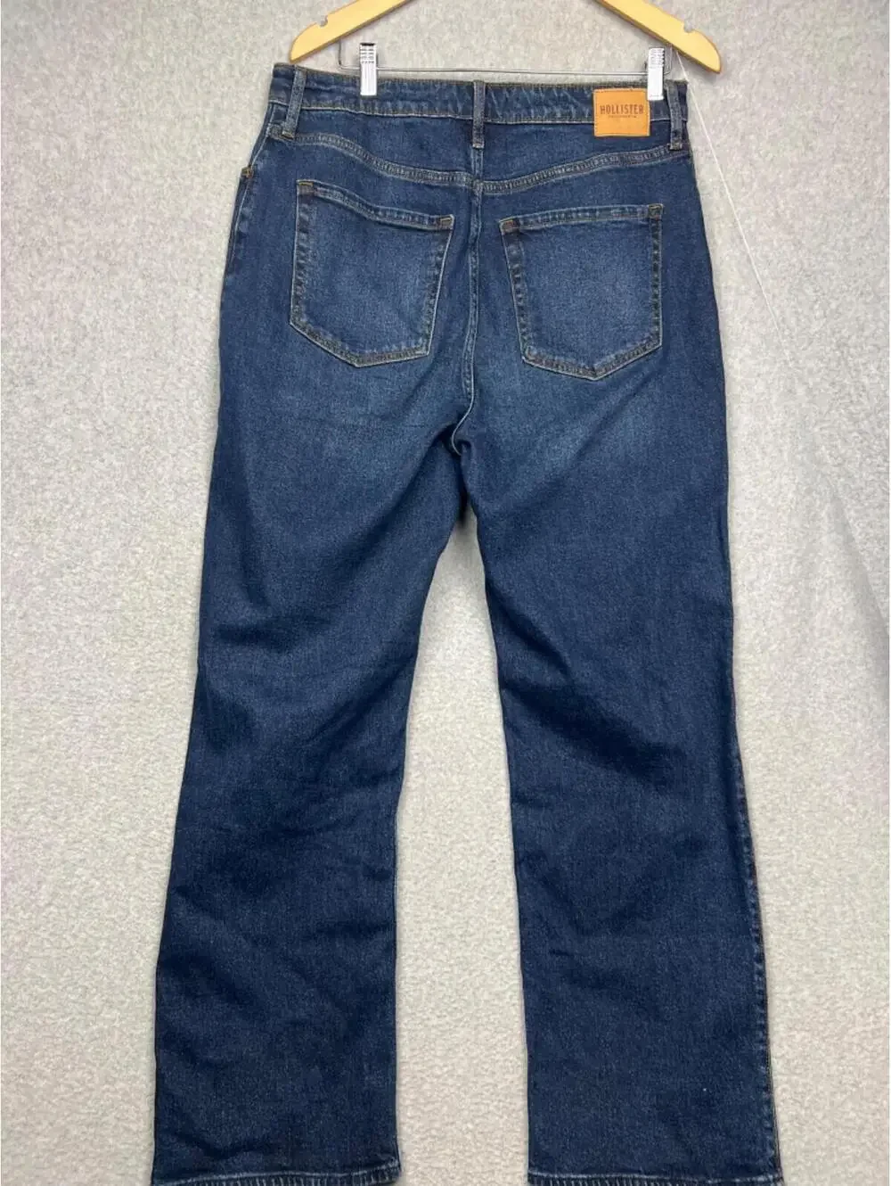 90s Hollister Curvy Ultra High-Rise Dad Jeans Womens 15R Distressed Denim